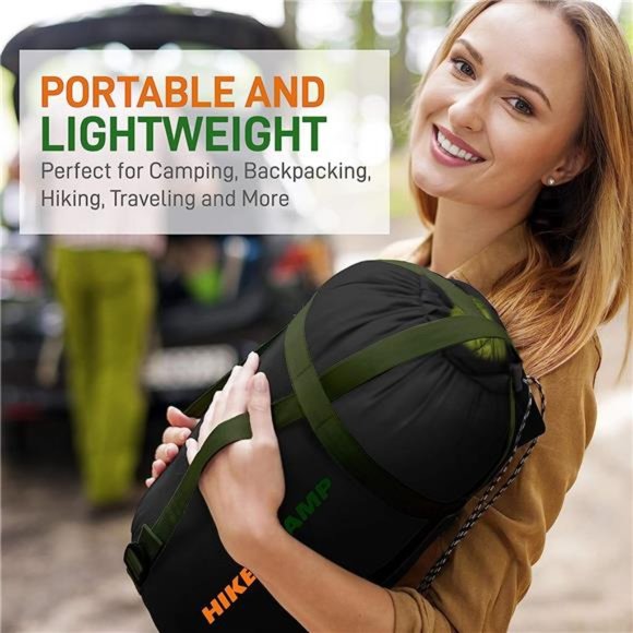 Camouflage Sleeping Bag - Sleeping Bag For Outdoor use - Weather Proof, Campact - Picture 4 of 6